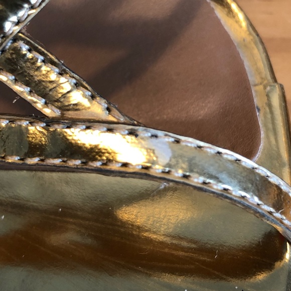 Tory Burch Metallic Heels - Picture 9 of 9